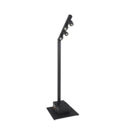 BTI-AKKUPOLE BLACK - Mât d'éclairage à Leds