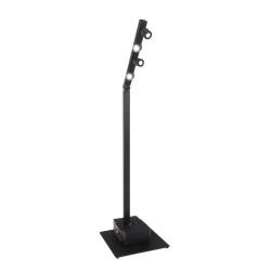 BTI-AKKUPOLE BLACK - Mât d'éclairage à Leds