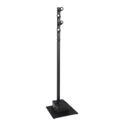 BTI-AKKUPOLE BLACK - Mât d'éclairage à Leds