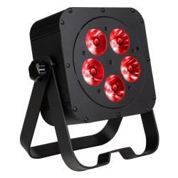 Projecteur LED plat 5 x 20 W RGBLA + UV