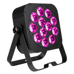 Projecteur LED plat 12 x 20 W RGBLA + UV