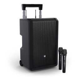 ANNY 10 HHD2 B6 - Sono portable avec table de mixage et 2 micros sans fil