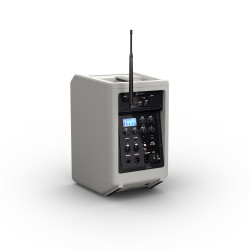 ANNY 8 BPH B6G - Enceinte portable avec mixeur et 1 micro casque (Grise)