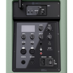 ANNY 8 BPH B6GN - Enceinte portable avec mixeur et micro casque (verte)
