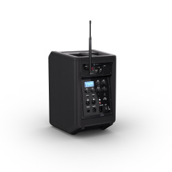 ANNY 8 HHD B6 - Enceinte portable avec mixeur et Micro main (Noire)