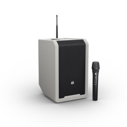 ANNY 8 HHD B6G - Enceinte portable avec mixeur et micro main (Grise)