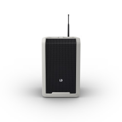 ANNY 8 HHD B6G - Enceinte portable avec mixeur et micro main (Grise)
