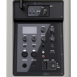 ANNY 8 HHD B6G - Enceinte portable avec mixeur et micro main (Grise)