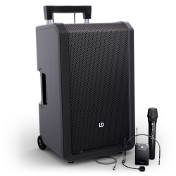 ANNY®12 HBH2B5 - Enceinte portable Bluetooth avec mixeur intégré 1micor main et 1micro casque