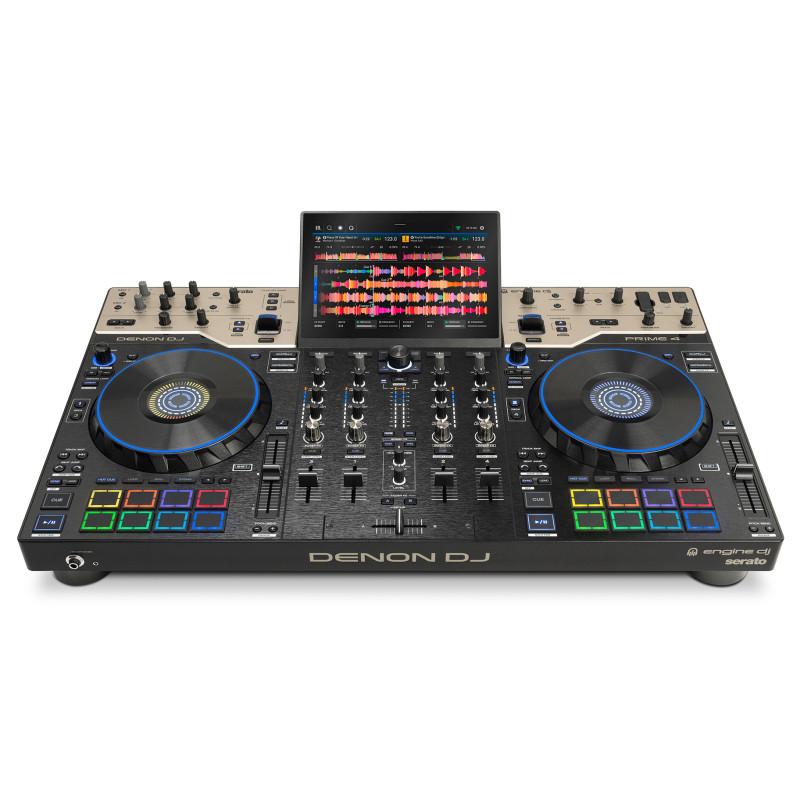 Denon DJ Prime 4 G2 – Système DJ Autonome 4 Voies avec Stems et Pads MPCe