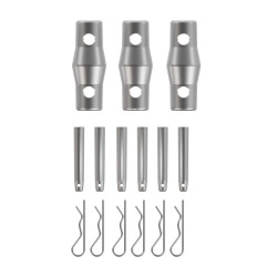 PT29-300 W - Poutre aluminium triangulaire 300cm avec Kit de jonction