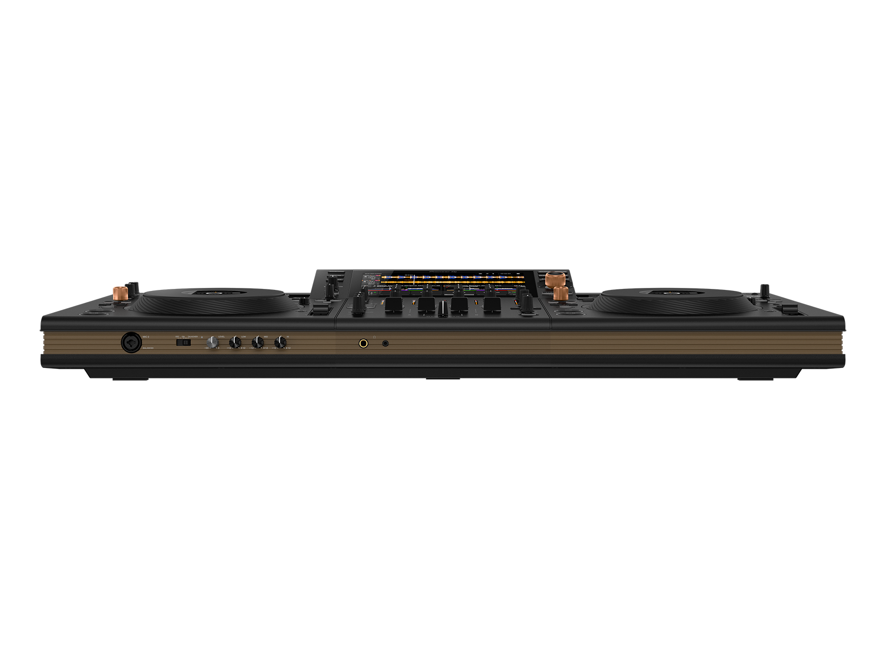 Connectiques avant Opus Quad Pioneer Dj Connectiques face avant de l'Opus Quad