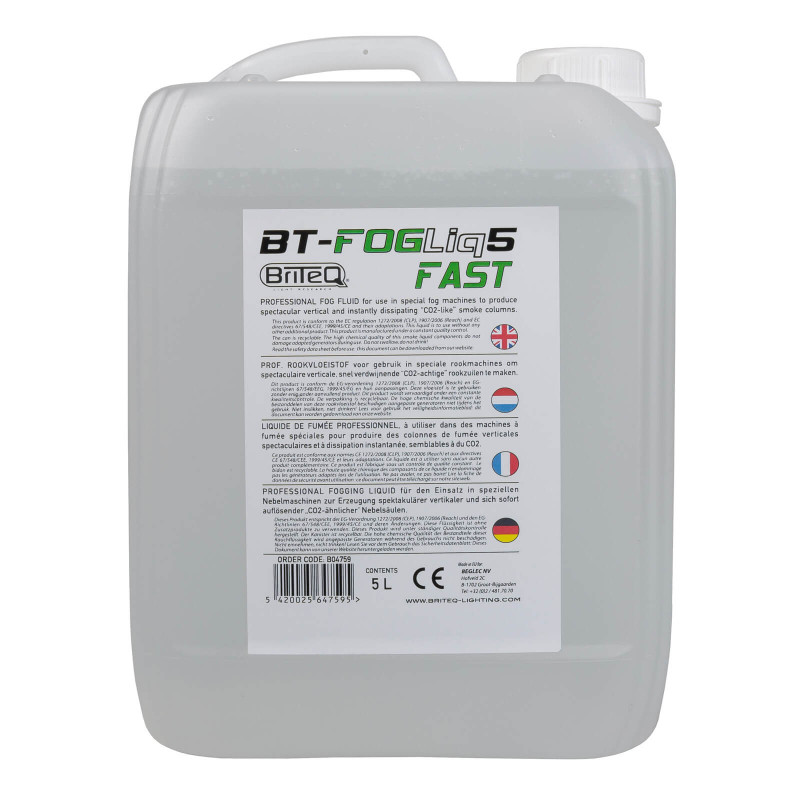 BT-FOAMLIQ25 - Liquide à fumée à dissipation rapide