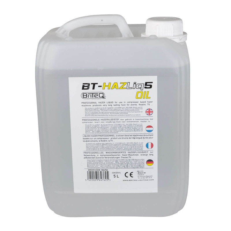 BT-HAZLIQ5 OIL - Liquide à brouillard à base d'huile