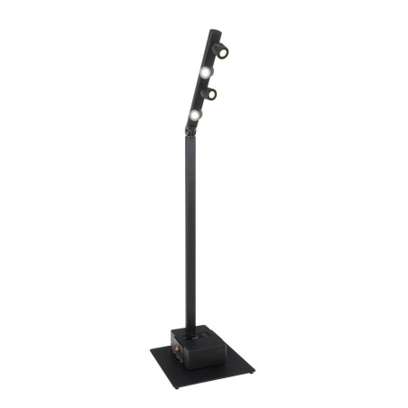 BTI-AKKUPOLE BLACK - Mât d'éclairage à Leds