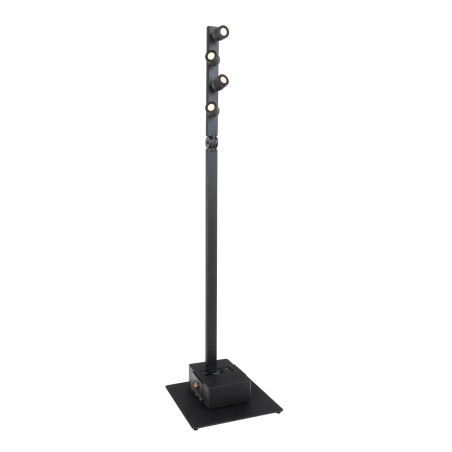 BTI-AKKUPOLE BLACK - Mât d'éclairage à Leds