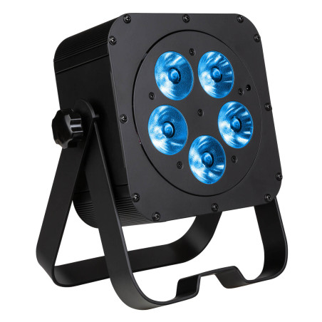 Projecteur LED plat 5 x 20 W RGBLA + UV
