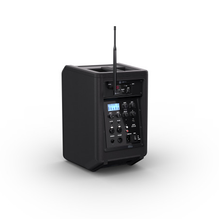 ANNY 8 HHD B6 - Enceinte portable avec mixeur et Micro main (Noire)