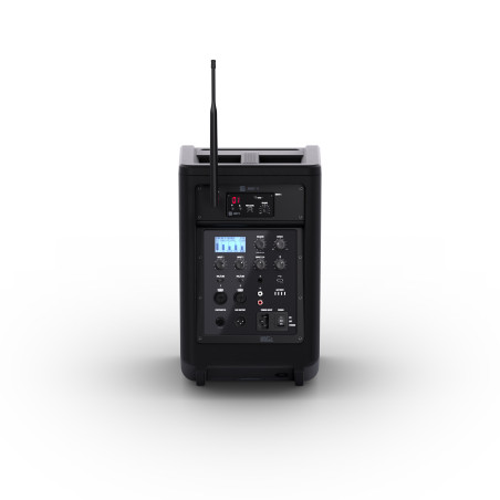 ANNY 8 HHD B6 - Enceinte portable avec mixeur et Micro main (Noire)