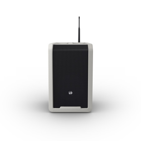 ANNY 8 HHD B6G - Enceinte portable avec mixeur et micro main (Grise)