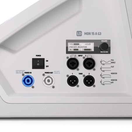 MON 15 AG3W - Retour de scène actif 15" (blanc)