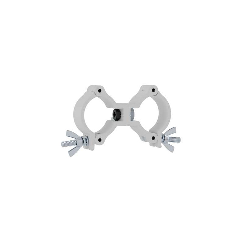 SWIVEL CLAMP102W - Collier double pour tube 46 à 51 mm