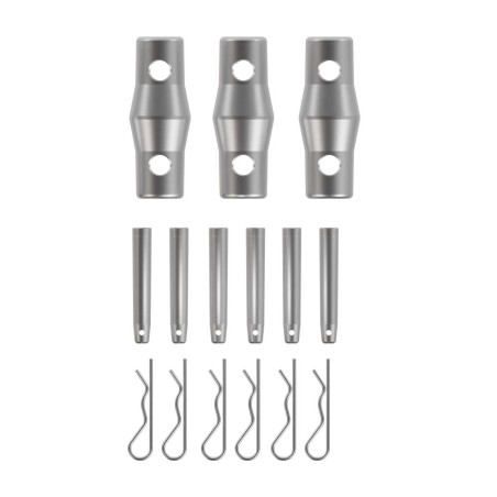 PT29-300 W - Poutre aluminium triangulaire 300cm avec Kit de jonction