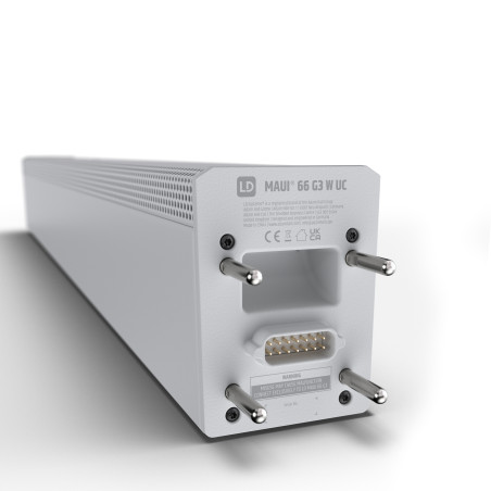 MAUI 66 G3 W - Système de sonorisation en colonne cardioïde à 4 voies (blanc)